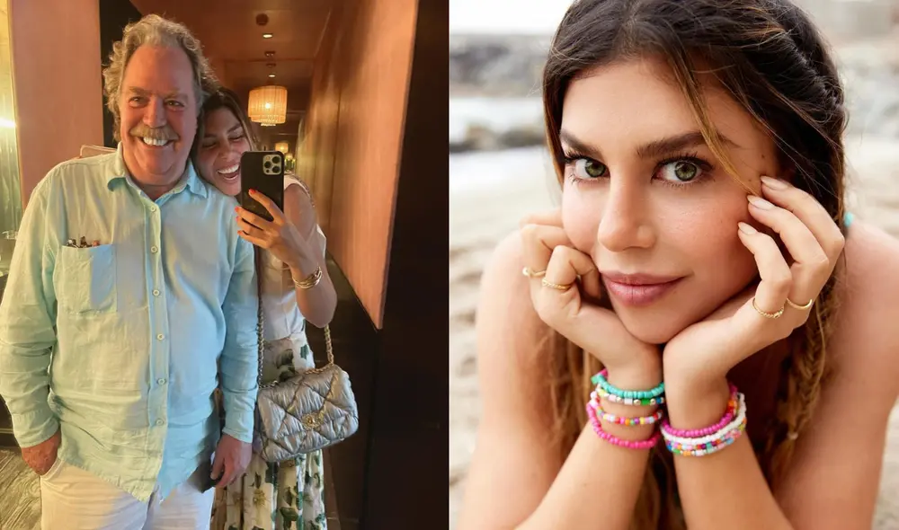 Alondra García Miró y su padre. Foto: Instagram/Alondra García Miró