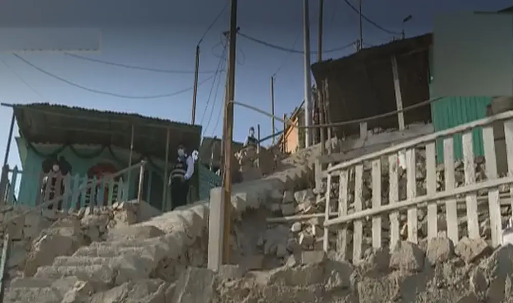 Crimen sucedió dentro de la vivienda en Canto Grande. Foto: captura de América Crimen sucedió dentro de la vivienda en Canto Grande. Foto: captura de América