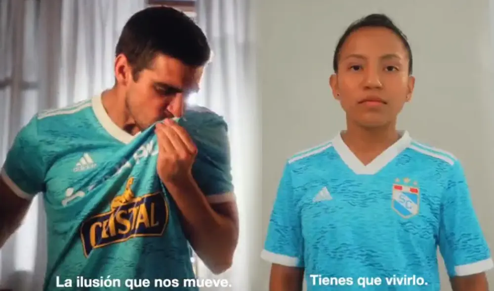 La nueva camiseta celeste se empezará a vender de forma presencial desde el 27 de enero. Foto: captura de Sporting Cristal