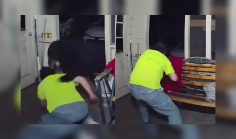 El ciudadano recibió elogios por defender a sus canes. Foto: captura de TikTok