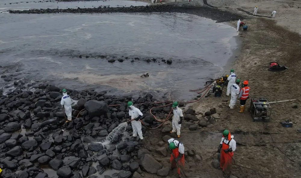 Así luce actualmente el avance de la limpieza en las playas de Ancón. Foto: Marco Cotrina / La República