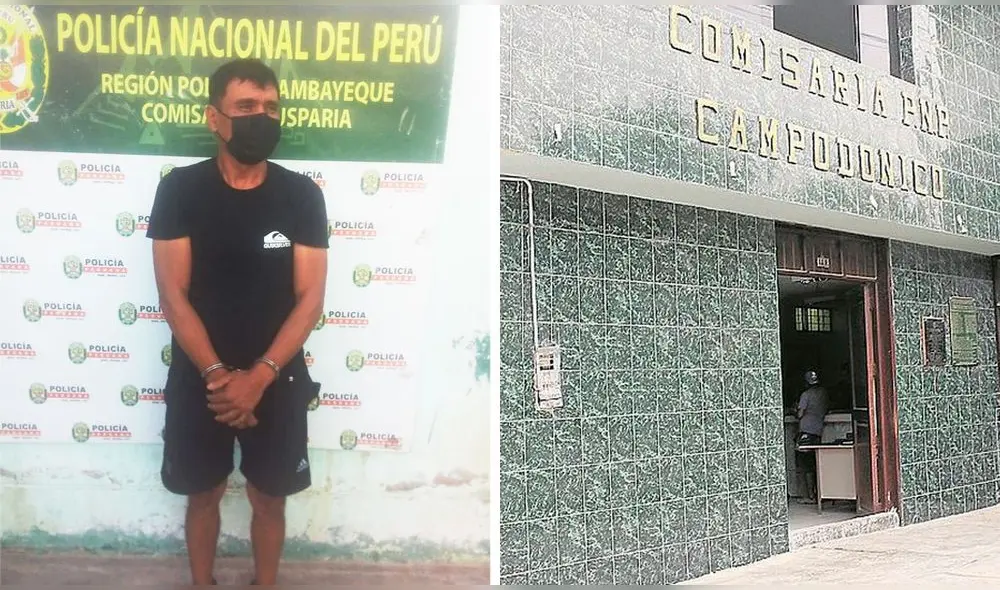 Acusado fue llevado a instalaciones de Comisaría de Campodónico. Foto: Composición La República /PNP Acusado fue llevado a instalaciones de Comisaría de Campodónico. Foto: Composición La República /PNP