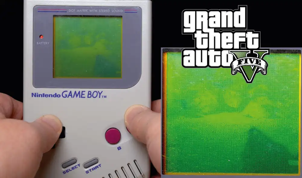 Increíblemente, el último juego de GTA ha logrado correrse en una consola lanzada hace más de 30 años. Foto: composición LR/ captura YouTube