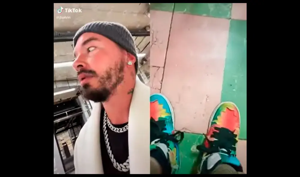 J Balvin se conmueve y promete enviarle un par de tennis a un niño. Video: Tiktok J Balvin se conmueve y promete enviarle un par de tennis a un niño. Video: Tiktok
