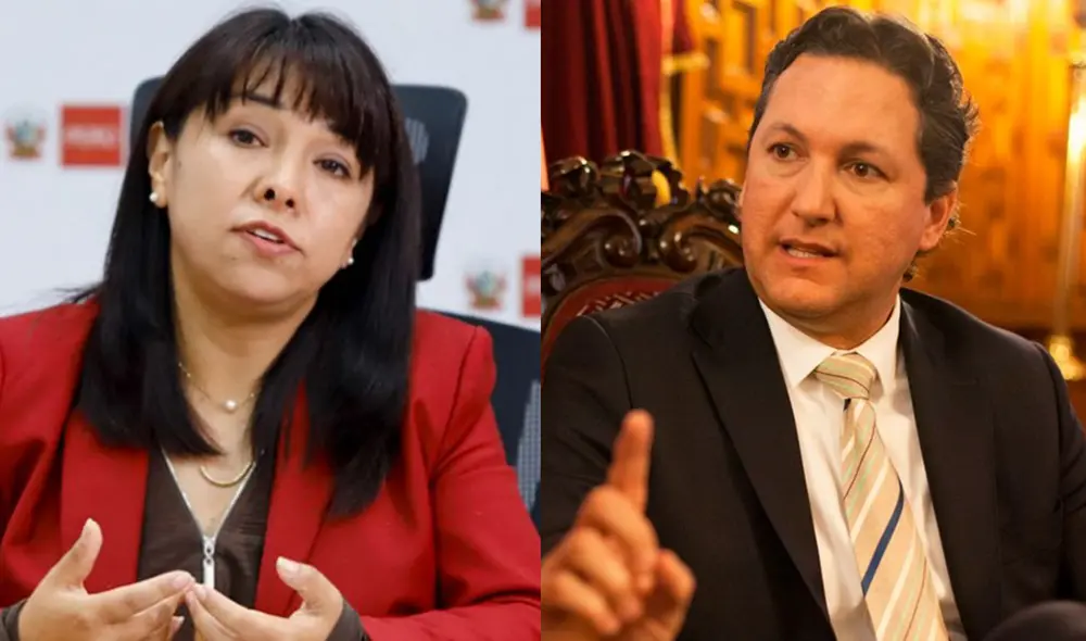 Mirtha Vásquez se refirió al informe de la Contraloría en la que objeta la decisión de colocar a Daniel Salaverry como presidente de Perupetro. Foto: composición/GLR