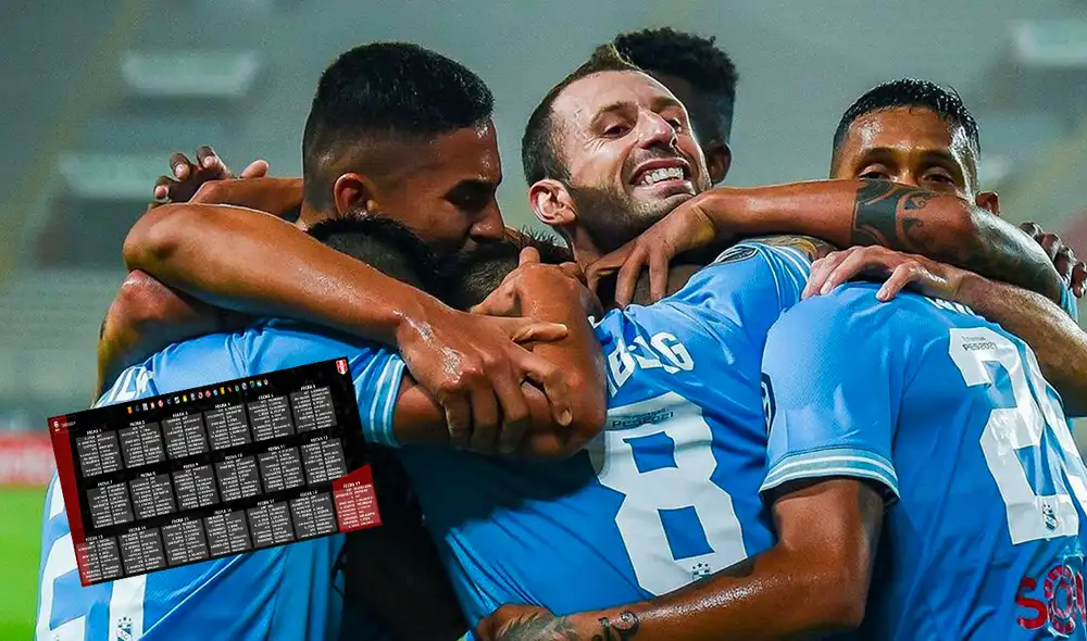 El calendario de Sporting Cristal. Foto: Composición de GLR/Liga 1.