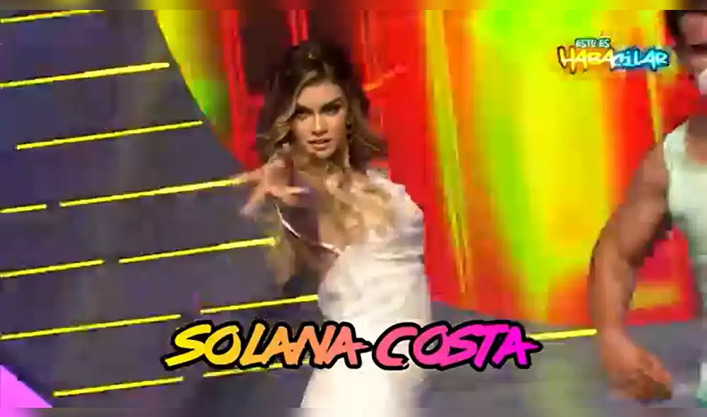 Solana Costa ingresa como modelo en Habacilar. Foto: América TV Solana Costa ingresa como modelo en Habacilar. Foto: América TV
