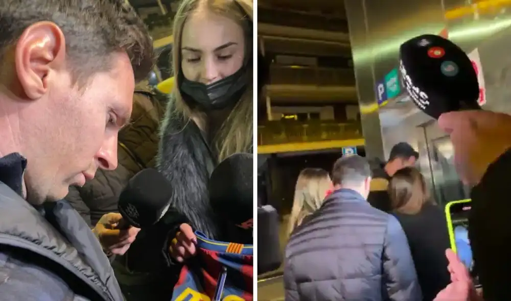 Messi se reunió con sus excompañeros. Foto: captura video/Víctor Navarro.