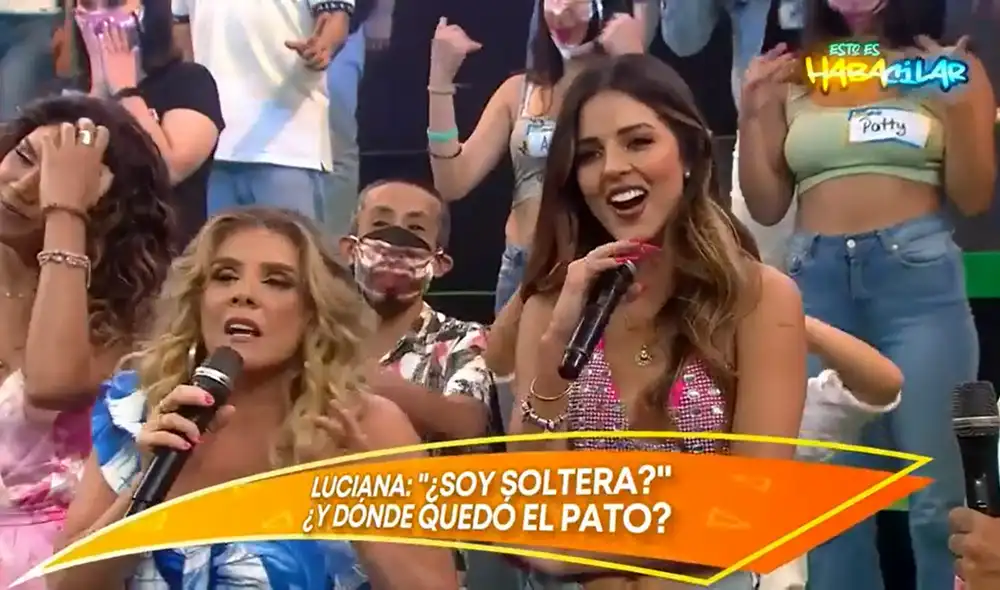 La modelo aclaró los rumores alrededor de su cercanía con Patricio Parodi. Foto: América TV La modelo aclaró los rumores alrededor de su cercanía con Patricio Parodi. Foto: América TV