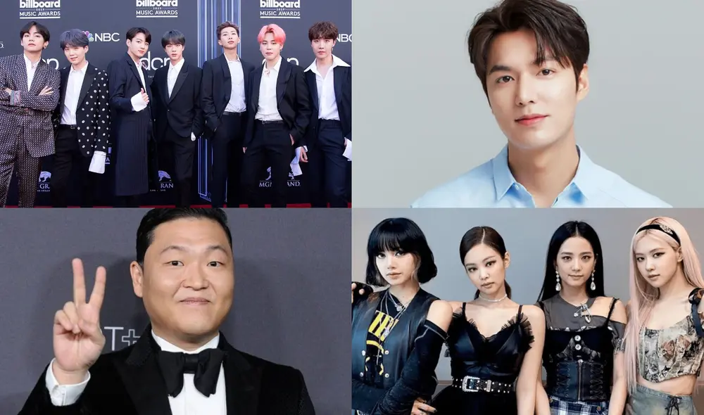 Ídolos de Corea del Sur aparecieron en una lista de popularidad junto a políticos de dicho país. Foto: composición/BIGHIT/YG/Naver