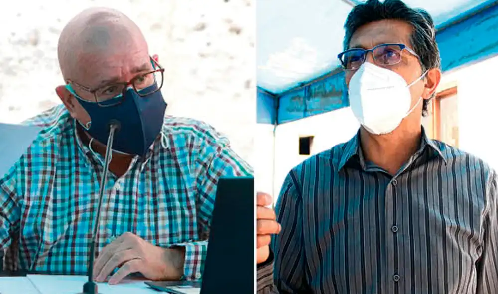 Pico a pico. Joaquín Roura de Cobra y consejero Elmer Pinto se enfrentaron en reunión técnica del Consejo Regional de Arequipa. Pico a pico. Joaquín Roura de Cobra y consejero Elmer Pinto se enfrentaron en reunión técnica del Consejo Regional de Arequipa.