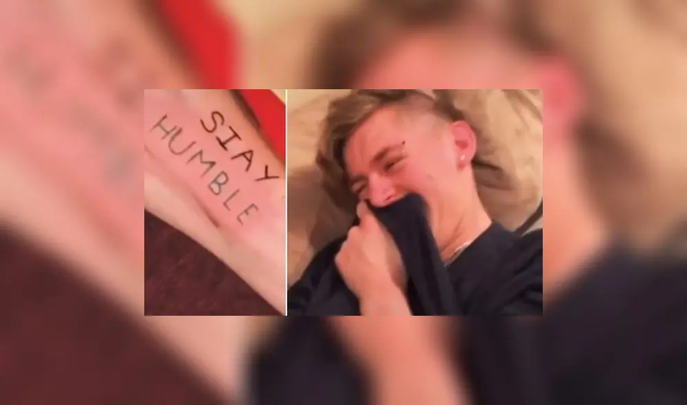 Internautas aconsejaron al joven que se tatúe otra cosa. Foto: captura de TikTok Internautas aconsejaron al joven que se tatúe otra cosa. Foto: captura de TikTok