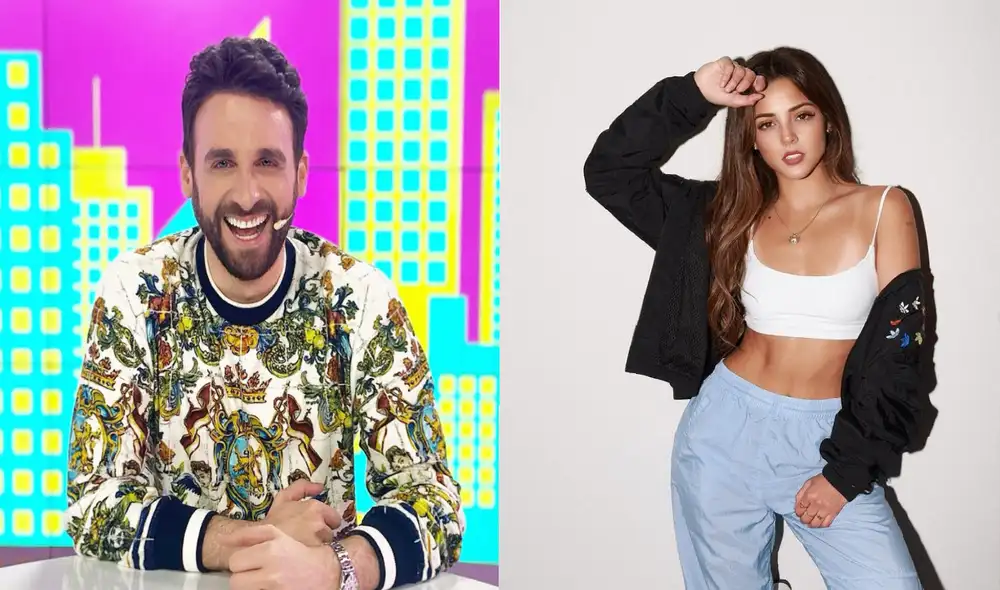 El conductor se burló de que la modelo fomenta lo que reclama: el morbo. Foto: Rodrigo González/Luciana Fuster