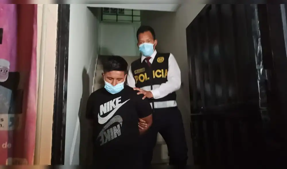 Delincuente fue detenido por la PNP. Foto: Raúl Egusquiza/URPI-LR Delincuente fue detenido por la PNP. Foto: Raúl Egusquiza/URPI-LR