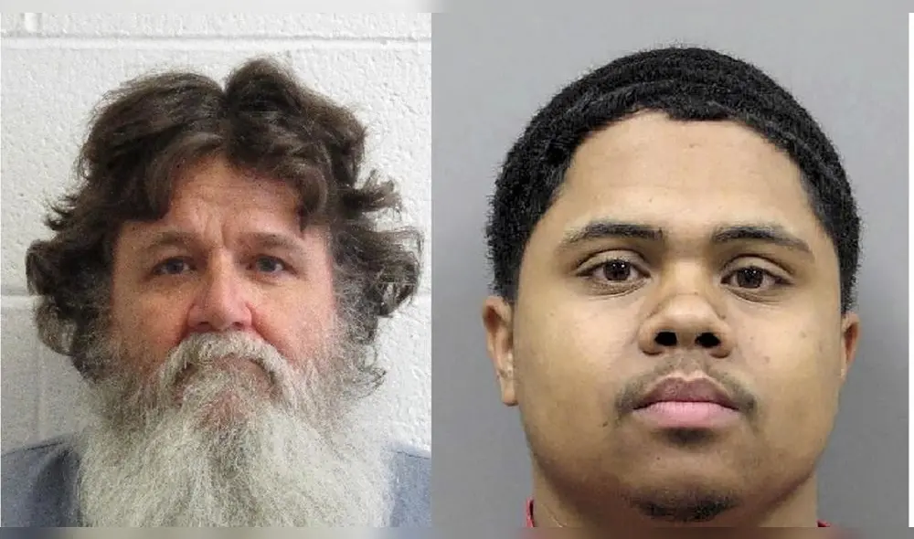 Al que buscaba la policía era un hombre caucásico de avanzada edad, Shane Neal Brown (izquierda) y Shane Lee Brown (derecha). Foto: Policía de Nevada / Twitter