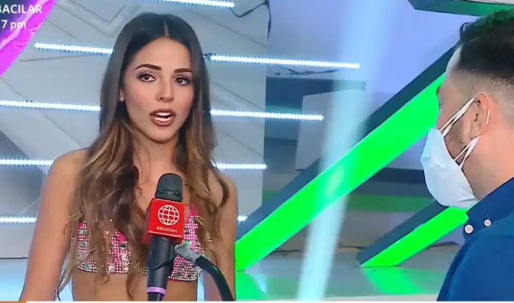 Luciana Fuster aclaró que no ofendió a sus fans. Foto: captura América TV