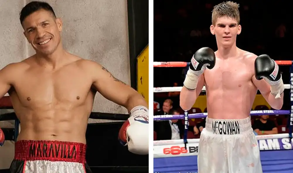 Sergio 'Maravilla' Martínez enfrentará a Macaulay McGowan este jueves 27 de enero en el Wizink Center de Madrid. Foto: AFP/composición
