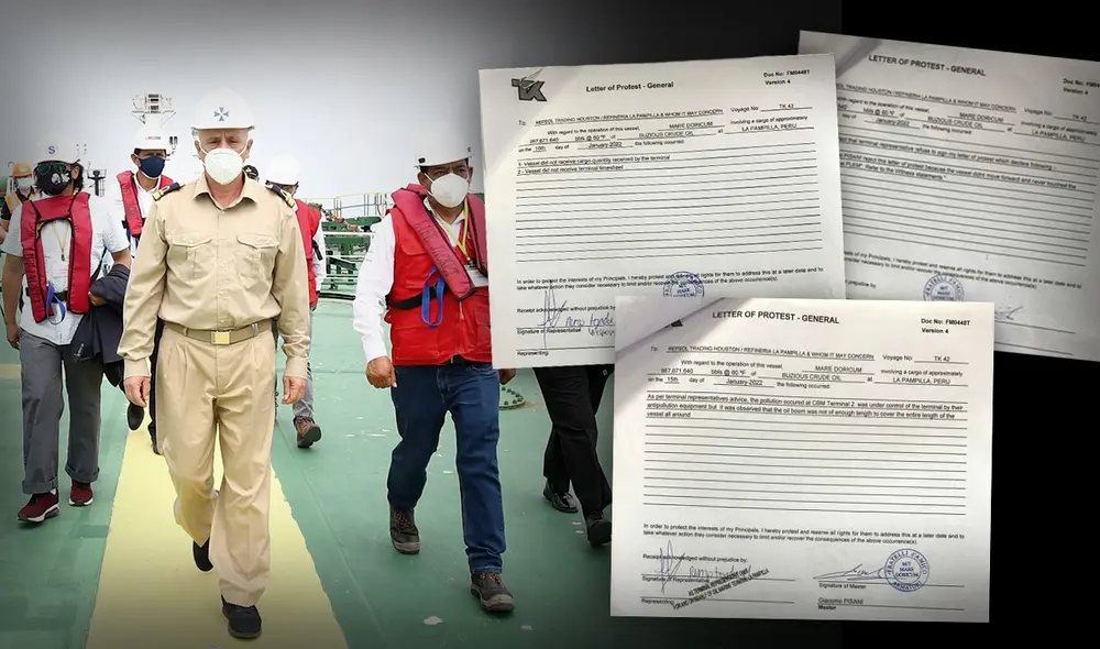 Pisani señaló que desde el primer momento detectó que Repsol no actuó diligentemente sobre la fuga del petróleo. Foto: Composición LR Pisani señaló que desde el primer momento detectó que Repsol no actuó diligentemente sobre la fuga del petróleo. Foto: Composición LR