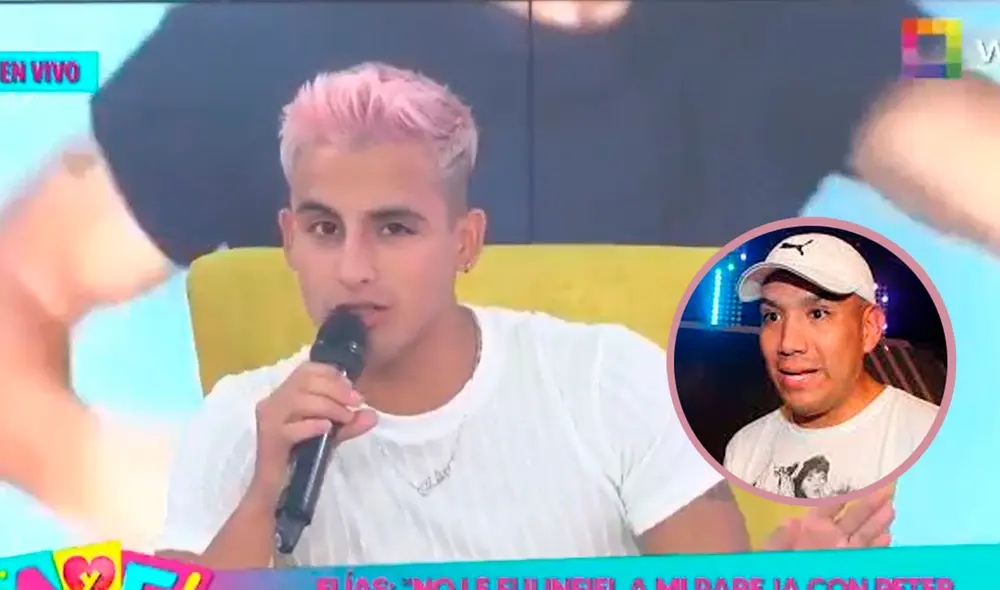 Elías Montalvo confirma salir con Peter Fajardo. Foto: composición/captura de Willax