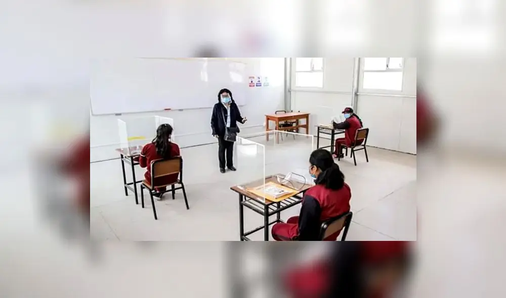 Regreso a las clases presenciales. Foto: Gobierno del Perú