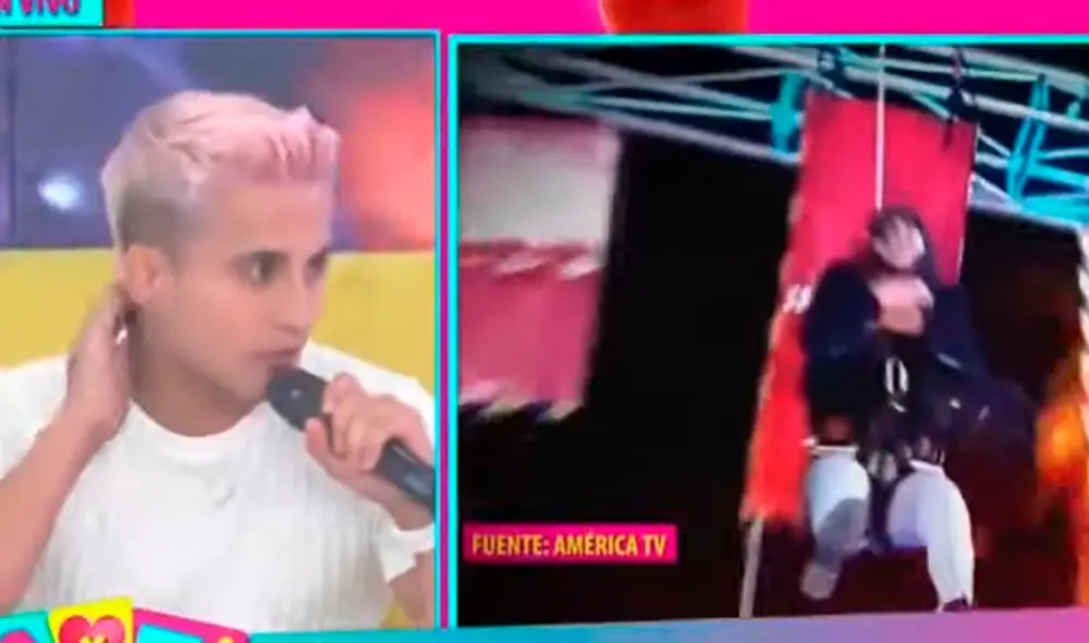 Elías Montalvo en Amor y fuego. Foto: captura de Willax Elías Montalvo en Amor y fuego. Foto: captura de Willax