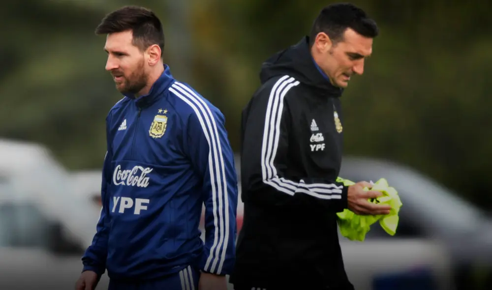 Lionel Messi ni Lionel Scaloni estarán presente en el choque contra Chile por las eliminatorias sudamericanas. Foto: AFP