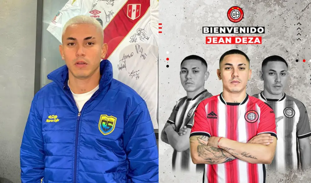 Jean Deza anunció su retiro del fútbol en noviembre del año pasado. Foto: composición Jean Deza (Instagram)/Unión Huaral Jean Deza anunció su retiro del fútbol en noviembre del año pasado. Foto: composición Jean Deza (Instagram)/Unión Huaral