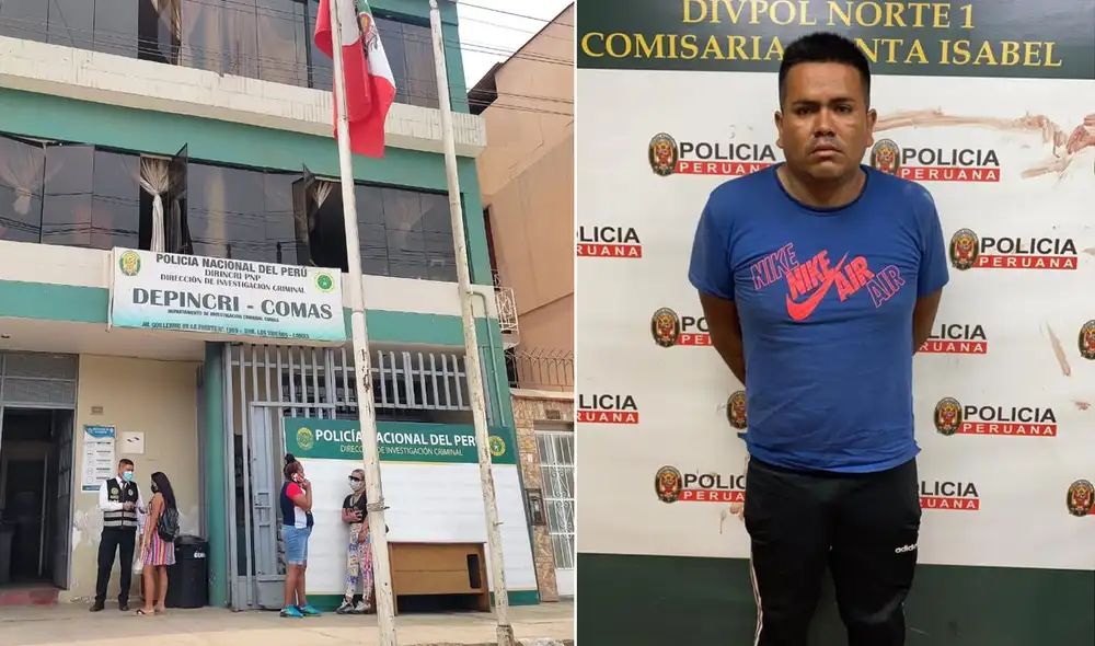 Sujeto de 33 años asesinó a joven de 26 años en Comas. Foto: PNP/URPI-LR