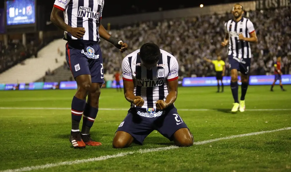 El conjunto aliancista ya gana su partido contra el Independiente de Medellín. Foto: Alianza Lima.