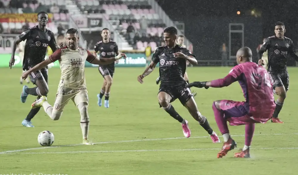 Universitario cae ante Inter Miami en su primer partidos amistoso internacional. Foto: @Universitario