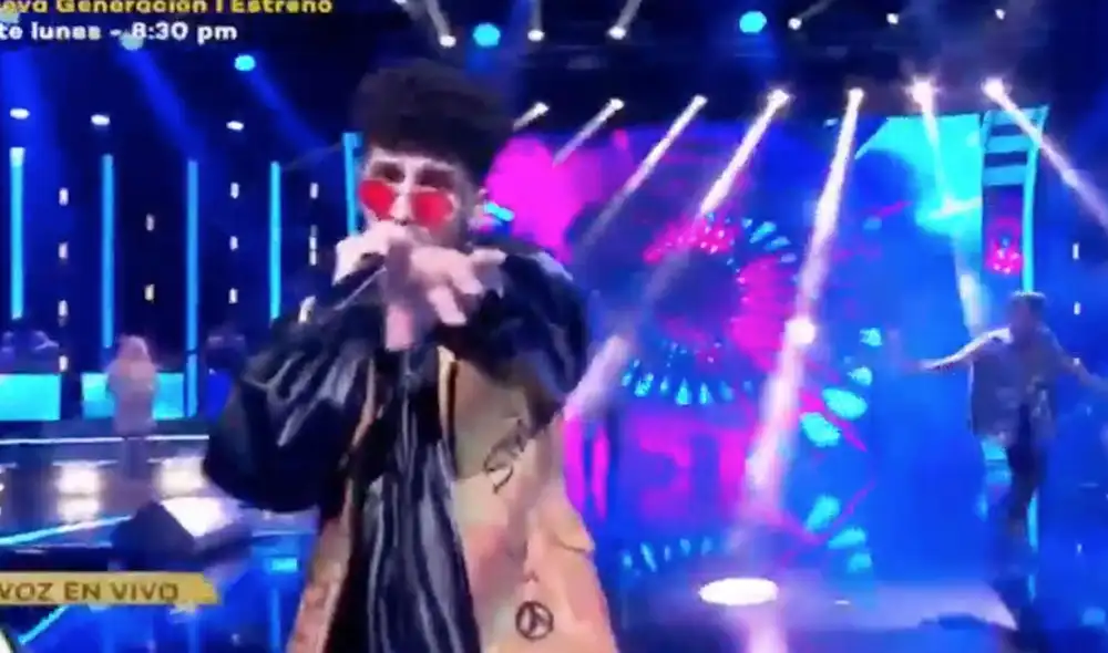 El imitador del 'Conejo Malo' se pronunció luego de que parara su presentación en el escenario de Yo soy: grandes batallas. Foto: captura/Latina