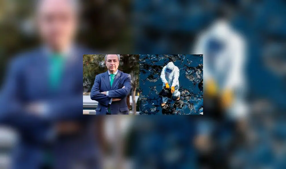 Jaime Fernandez-Cuesta dijo que los oleajes anómalos causaron derrame, pero esto fue desmentido por el capitán de su barco petrolero. Foto: La República