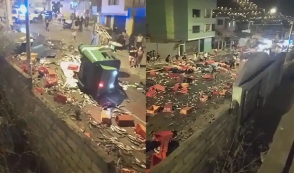 Accidente se produjo por fallas mecánicas. Foto: URPI-LR Accidente se produjo por fallas mecánicas. Foto: URPI-LR