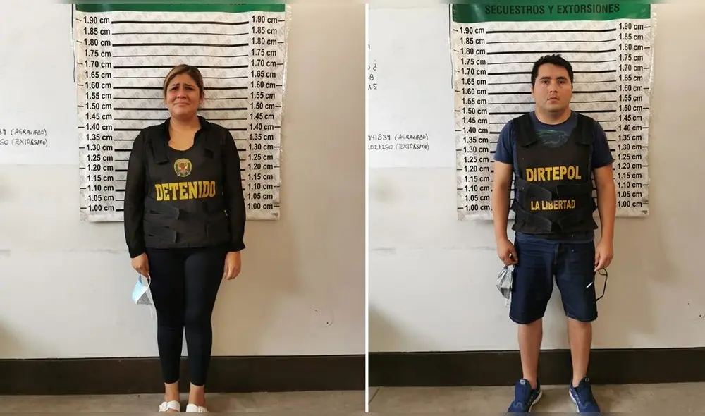 Marilyn Alejos y Juan García fueron intervenidos por sus propios colegas. Foto: PNP