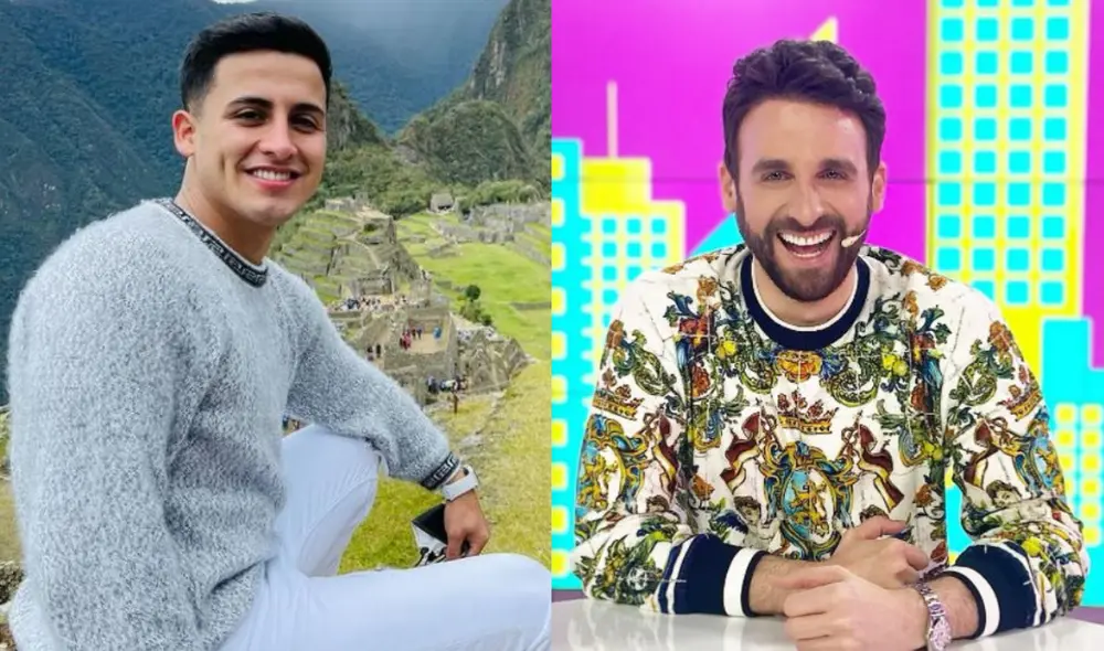 El modelo se mostró bastante nervioso durante la entrevista. Foto: composición/ Instagram Elías Montalvo/ Instagram Rodrigo González