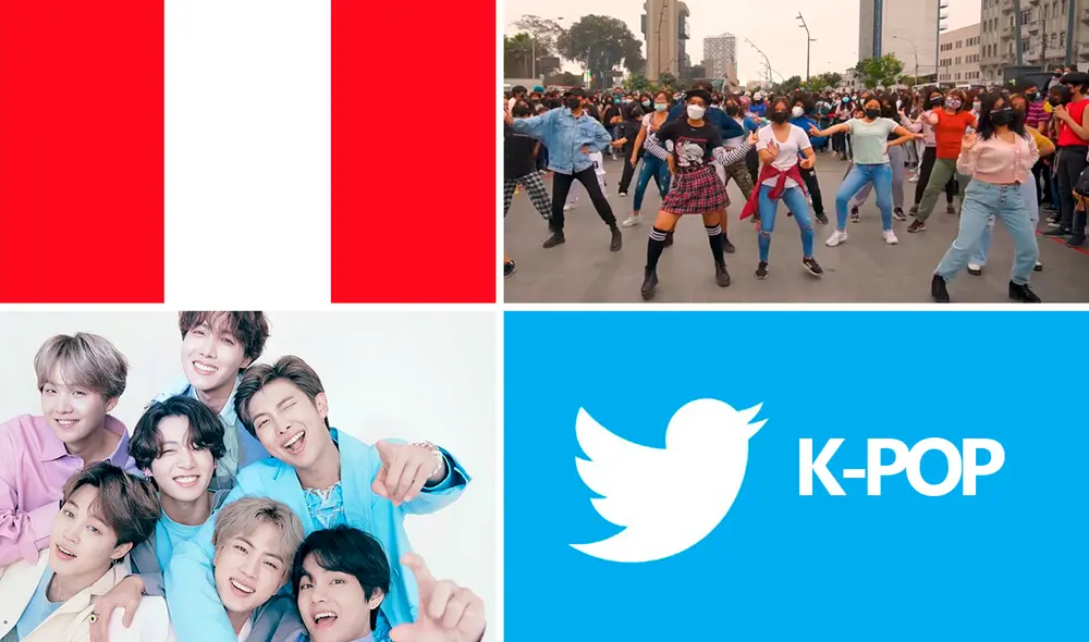 La ola Hallyu se vive en el país desde hace más de 10 años. Inició con los K-dramas y ahora se vive el boom del K-pop. Foto: composición La República/HYBE/Twitter/random dance Tulipverse.