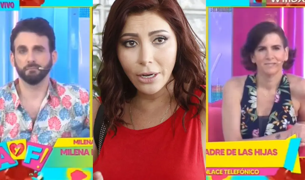 Milena Zárate tuvo un fuerte cruce con los conductores de Amor y Fuego. Foto captura Willax TV Milena Zárate tuvo un fuerte cruce con los conductores de Amor y Fuego. Foto captura Willax TV