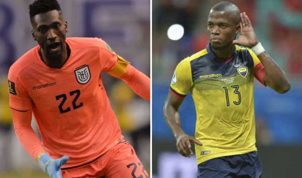 Dos jugadores claves de la selección ecuatoriana no podrán enfrentarse a los dirigidos por Ricardo Gareca. Foto: composición AFP/La República Dos jugadores claves de la selección ecuatoriana no podrán enfrentarse a los dirigidos por Ricardo Gareca. Foto: composición AFP/La República