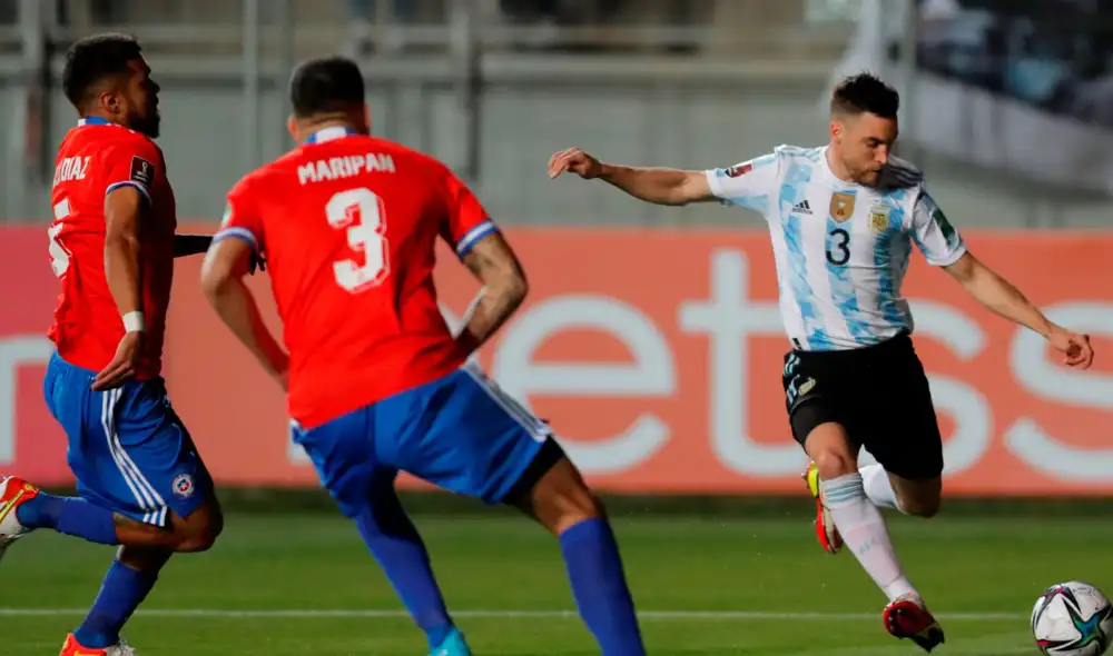 Sureños y albicelestes se enfrentan en Calama por las Eliminatorias. Foto: EFE
