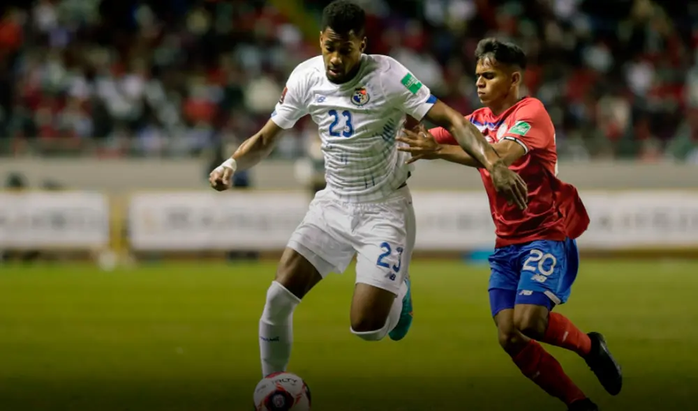 Panamá vs. Costa Rica se fueron al descanso sin haber marcado goles. Foto: EFE