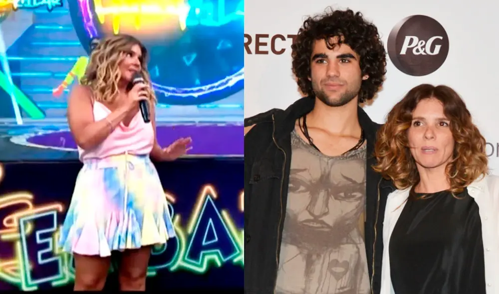 Johanna San Miguel y Stefano Salvini tuvieron una relación hace muchos años. Foto: captura América TV / GLR