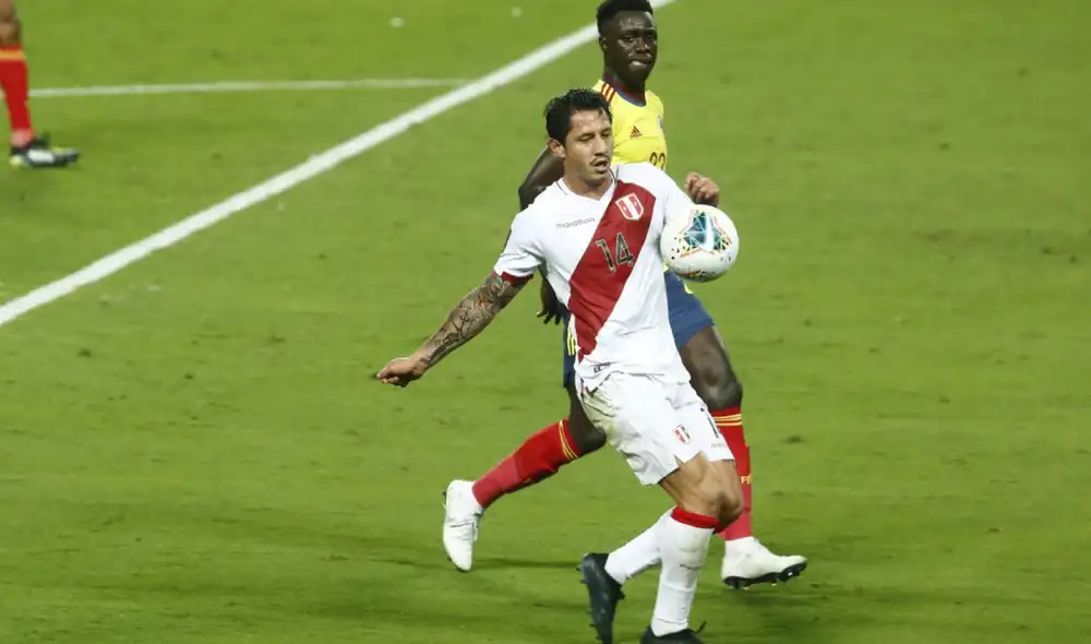 En la primera rueda de las Eliminatorias Sudamericanas, Colombia ganó 3-0 a Perú en Lima. Foto: GLR-Marco Cotrina En la primera rueda de las Eliminatorias Sudamericanas, Colombia ganó 3-0 a Perú en Lima. Foto: GLR-Marco Cotrina