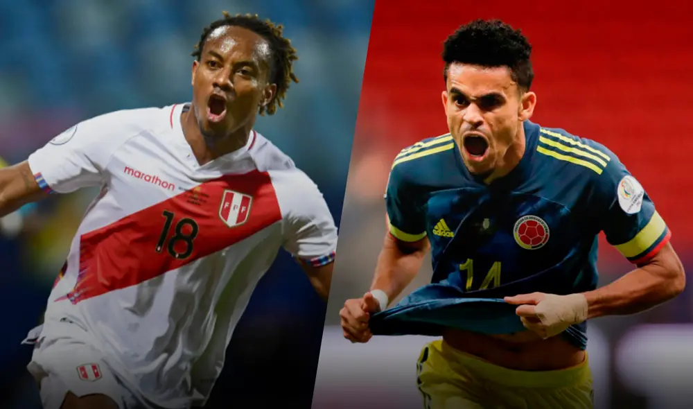 El choque Perú vs. Colombia se jugará por la fecha 15 de las eliminatorias sudamericanas. Foto: composición/AFP/EFE El choque Perú vs. Colombia se jugará por la fecha 15 de las eliminatorias sudamericanas. Foto: composición/AFP/EFE
