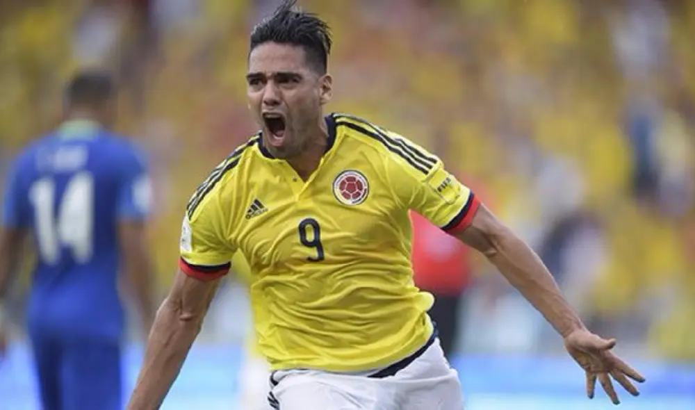 Radamel Falcao se desempeña como delantero en la selección colombiana. Foto: AFP