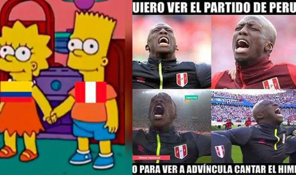 Los hinchas peruanos y colombianos calientan la antesala del Perú vs. Colombia  con divertidos memes. Foto: composición / LR.