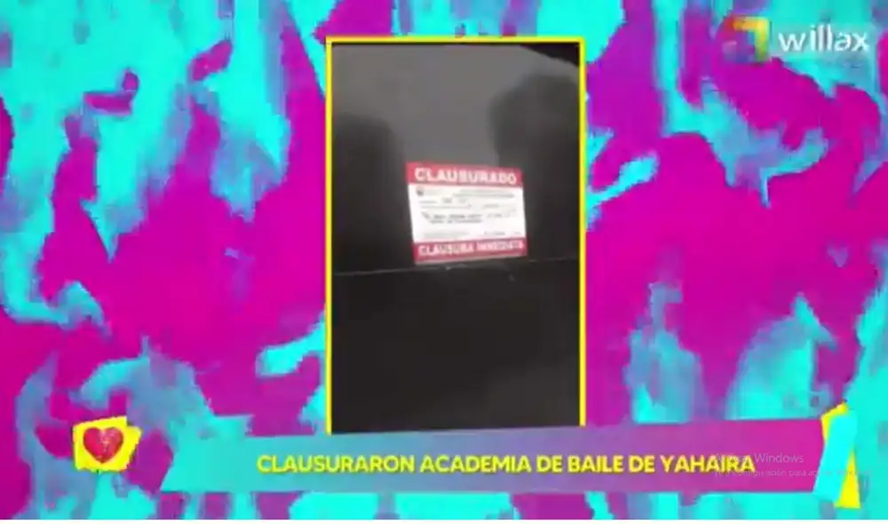 La academia de Yahaira Plasencia fue clausurada. Video: Willax Tv.