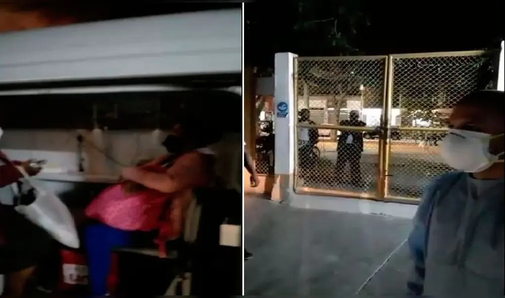 Trabajadores de nosocomio de Ferreñafe denunciaron deficiencias en servicio a pacientes. Foto: captura de difusión