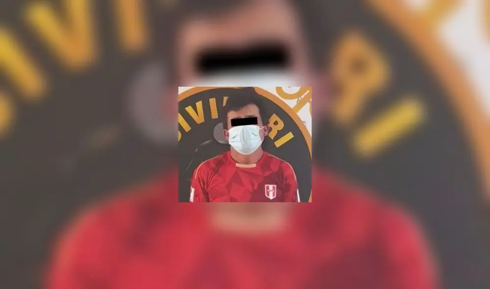 Sujeto llevaba la droga en una mochila. Foto: PNP Sujeto llevaba la droga en una mochila. Foto: PNP