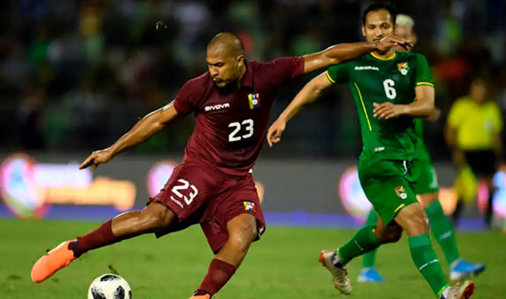 Venezuela se impuso sobre Bolivia por las eliminatorias sudamericanas. Foto: AFP. Venezuela se impuso sobre Bolivia por las eliminatorias sudamericanas. Foto: AFP.