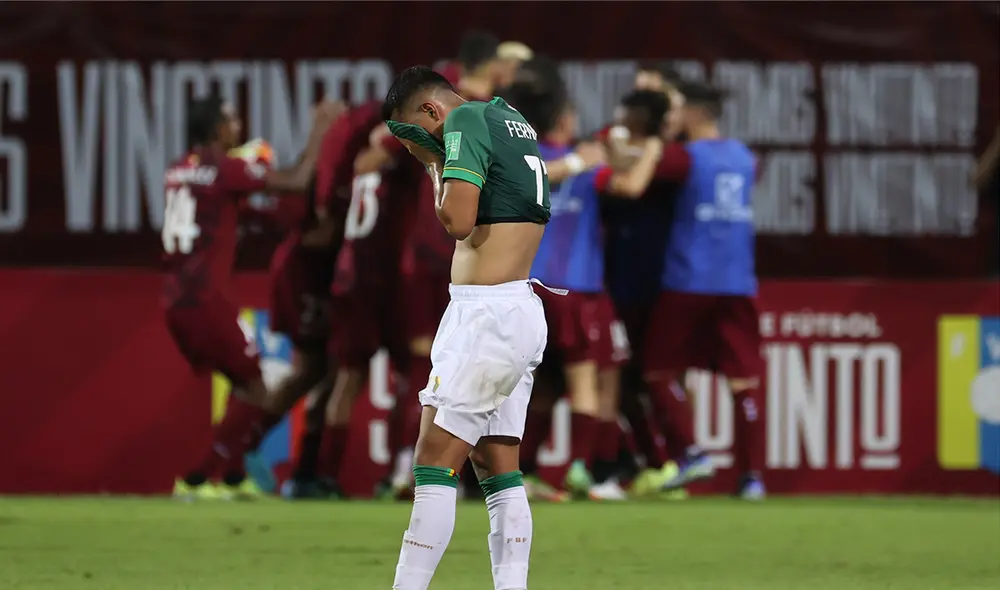 Venezuela goleó a Bolivia por la fecha 15 de las Eliminatorias Qatar 2022. Foto: EFE.